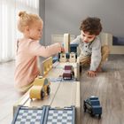 Topbright, transporter samochodów i tor wyścigowy 2w1, pojazd drewniany