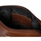 Torba listonoszka, brązowa, skórzana, Peterson