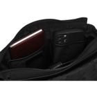 Torba listonoszka, czarna, skórzana, Peterson