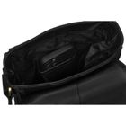 Torba listonoszka, czarna, skórzana, Peterson