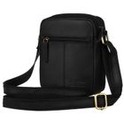 Torba listonoszka, czarna, skórzana, Peterson