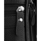 Torba listonoszka, czarna, skórzana, Rovicky