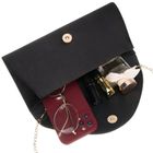 Torebka kopertówka, czarna, Rovicky