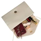 Torebka kopertówka, złota, skóra ekologiczna, Rovicky