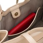 Torebka listonoszka, beżowa, Peterson