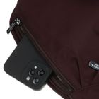 Torebka listonoszka, bordowa, Peterson