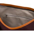 Torebka listonoszka, bordowa, skóra ekologiczna,Peterson