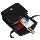 Torebka listonoszka, czarna, Peterson