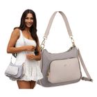 Torebka listonoszka, szara, Peterson