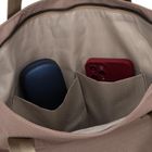 Torebka shopper, beżowa, Peterson