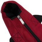 Torebka shopper, bordowa, Peterson