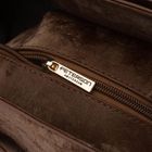 Torebka shopper, brązowa, skóra ekologiczna, Peterson