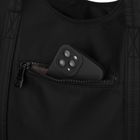 Torebka shopper, czarna, poliester, Peterson