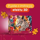 Trefl, 40-lecie, Paper Art: Wilk, puzzle, 1000 elementów