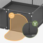 Tulano, Cozy 25, kojec dziecięcy, graphite, 150 cm