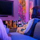 Twinkly, lampki w kształcie pereł, RGB, 100 LED, zielony przewód, USB-C