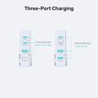Unitek, ładowarka biurkowa, GAN 100W 2XUSB-A 2XUSB-C, czarna