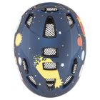 Uvex, Kid 2 CC, kask rowerowy, dziecięcy, dark blue rocket, 46-52 cm