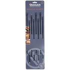 Vaggan, szpikulce do szaszłyków, stalowe, czarne, 31.5 cm, 8 szt.