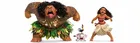 Vaiana, Maui, lalki, zestaw, 2 szt.
