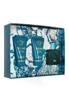 Versace, Eros Pour Homme, zestaw: woda toaletowa, 50 ml + żel pod prysznic, 50 ml + balsam po goleniu, 50 ml