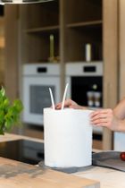 Vialli Design, Livio, stojak na ręcznik papierowy, szaro-biały, 23611