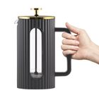 Vialli Design, Livio, zaparzacz do kawy, herbaty, czarno-złoty, 1000 ml, 1715
