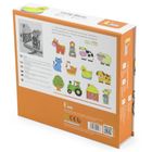 Viga Toys, Życie na farmie, klocki do nawlekania, 12 elementów