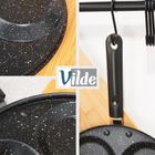 Vilde, Basic line, patelnia do jajek, granitowa, 7 otworów, 30 cm