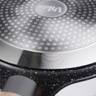 Vilde, Black&Wood, patelnia do naleśników granitowa, 24 cm