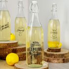 Vilde, butelka szklana na lemoniadę, z korkiem na klips, 970 ml