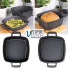 Vilde, Cast Line, garnek z pokrywką, żeliwny, 2w1, 4,5l, 1,8 l