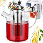 Vilde, dzbanek z zaparzaczem do herbaty, żaroodporny, szklany, 1,5 l