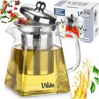 Vilde, dzbanek z zaparzaczem do herbaty, żaroodporny, szklany, 490 ml