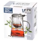 Vilde, dzbanek z zaparzaczem spustowym do herbaty, szklany, 730 ml