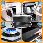 Vilde, Granitica, brytfanna granitowa z pokrywką 3w1, 8+3,2l, 39-26,5-18 cm