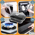 Vilde, Granitica, brytfanna granitowa z pokrywką, 7,5l, 41-26-16 cm