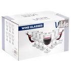 Vilde, kieliszki do wina, szklane, 340 ml, 6 szt.