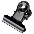 Vilde, kratka na zdjęcia metalowa, czarna, 58-72 cm