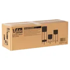 Vilde, kwietnik metalowy, czarny, 3 szt.