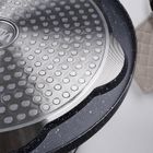 Vilde, patelnia do jajek, granitowa, 7 otworów, Black&Wood, 26 cm