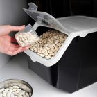 Vilde, pojemnik na warzywa i owoce, z pokrywką, czarny, 12 l