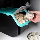 Vilde, pojemnik na warzywa i owoce, z pokrywką, czarny, 12 l