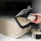 Vilde, pojemnik na warzywa i owoce, z pokrywką, przezroczysty, 12 l