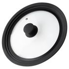 Vilde, pokrywka szklana silikonowa, uniwersalna, 24/26/28 cm