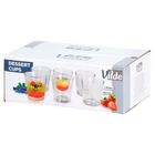Vilde, pucharki na desery i przekąski, szklane, 180 ml, 6 szt.