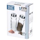 Vilde, solniczka i pieprzniczka szklana, 170 ml, 2 szt.