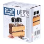 Vilde, solniczka i pieprzniczka ze stojakiem, 3 elementy