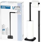 Vilde, stojak na papier toaletowy, czarny, 56 cm