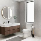 Vilde, stojak na papier toaletowy, ze szczotką, czarny, 53 cm